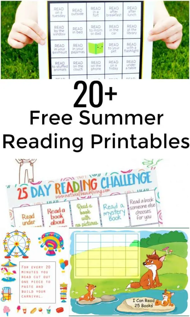 More Than 20 Free Summer Reading Printables you don't want to miss! Get kids reading this summer. - #SummerReading #Reading #FreePrintable