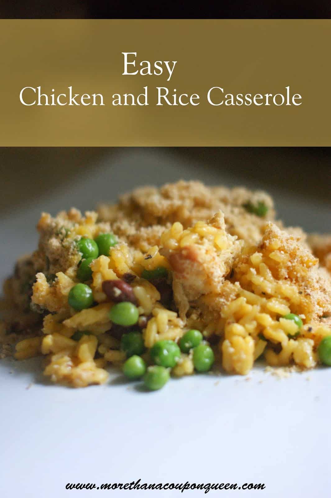 Easy Chicken & Rice Casserole