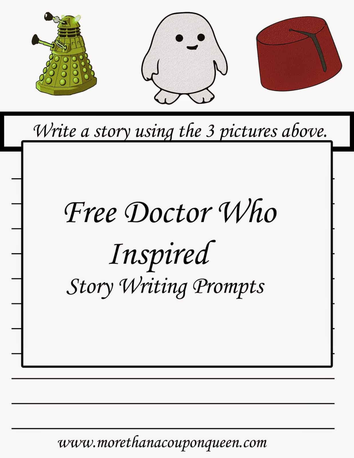 Free Doctor Who Inspired Story Prompts Printables