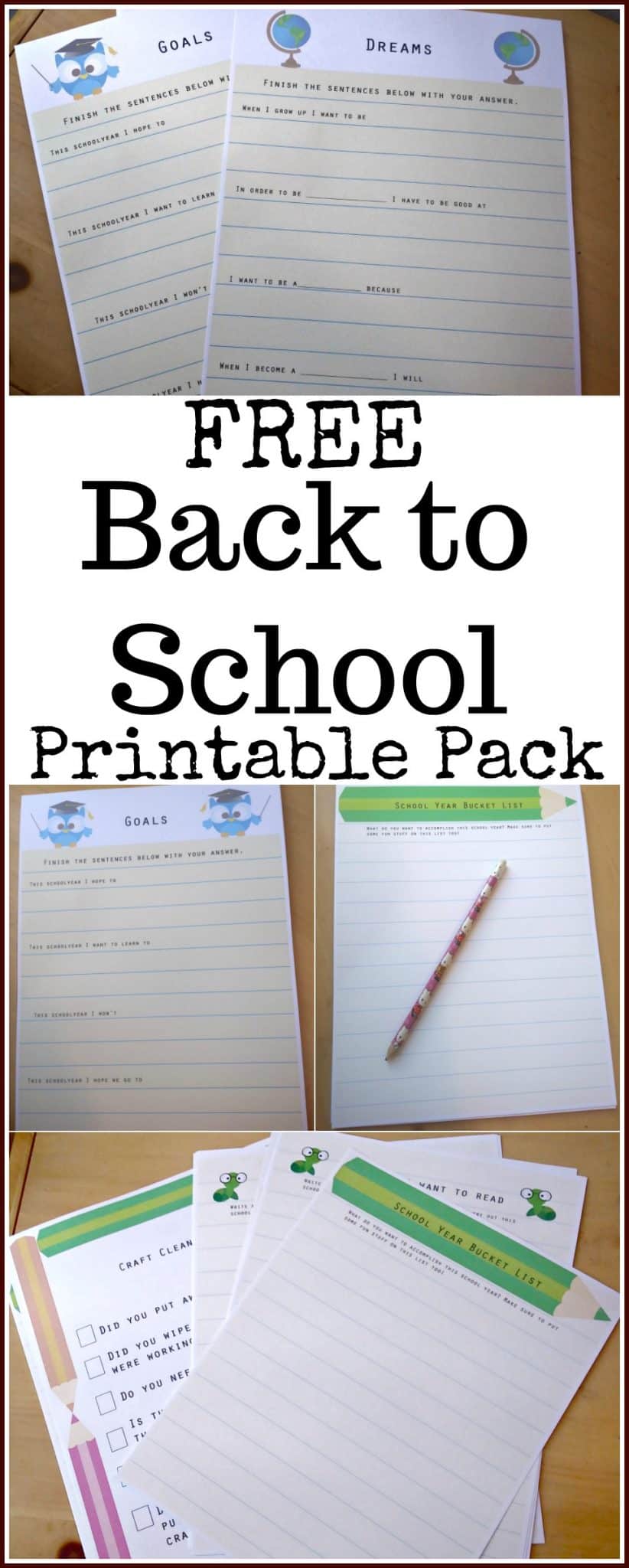 Free Back to School Printable Pack - Great for the classroom or for homeschool families! - #backtoschool #education #freeprintable #edchat #printable 