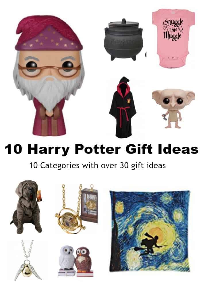 10 Harry Potter Gift Ideas - 10 Categories with over 30 gift ideas