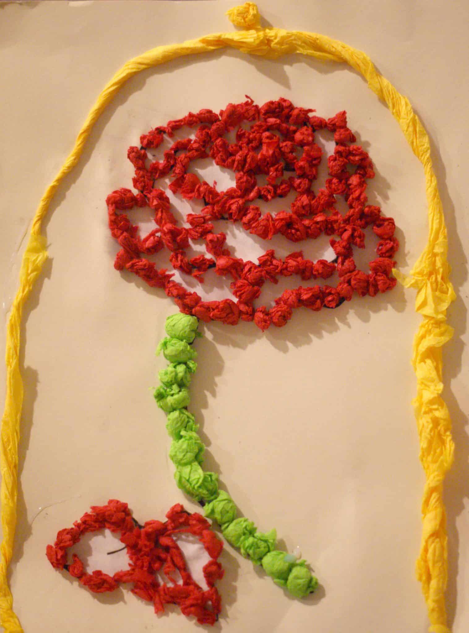Beauty and the Beast Inspired Fine Motor Craft