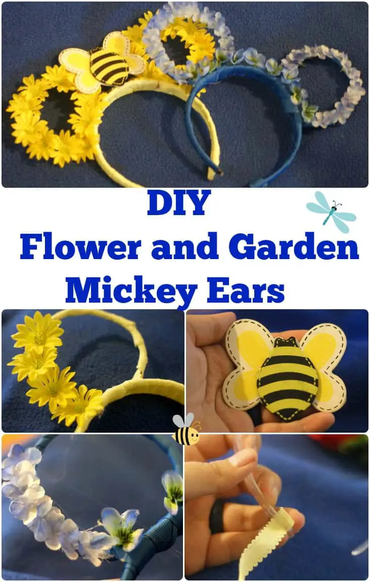 DIY Flower and Garden Mickey Ears