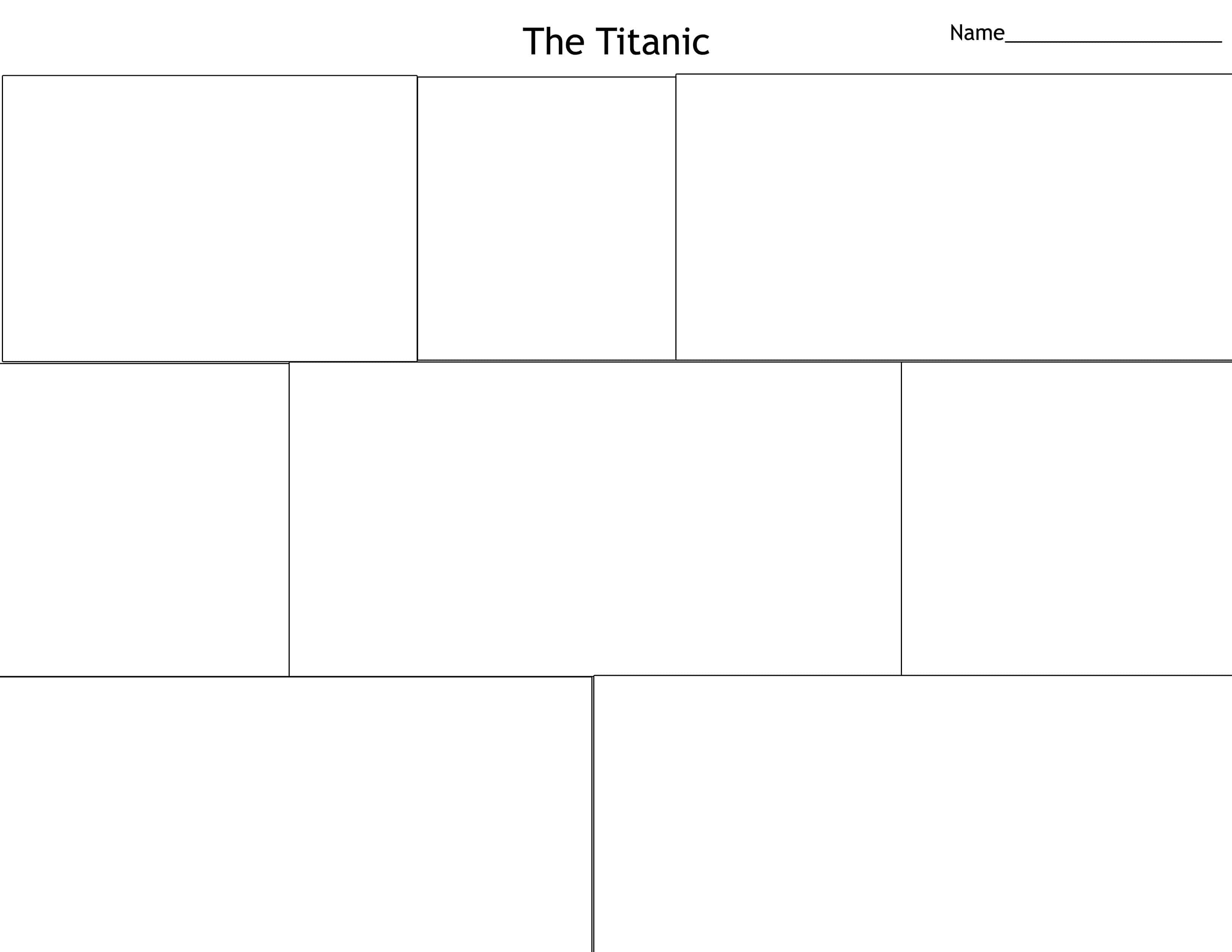 The Titanic Comic Strip