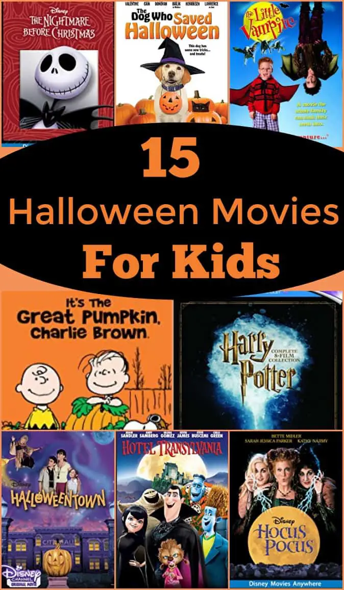 15 Halloween Movies for Kids - #halloween #halloweenmovies #movies 