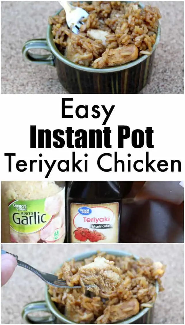 Instant Pot Teriyaki Chicken and Rice recipe - Quick and easy dinner! - #instantpot #recipe #mealplanning #chickenrecipe #mealprep #mealplanning