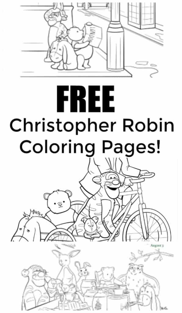 Free Christopher Robin Coloring Pages