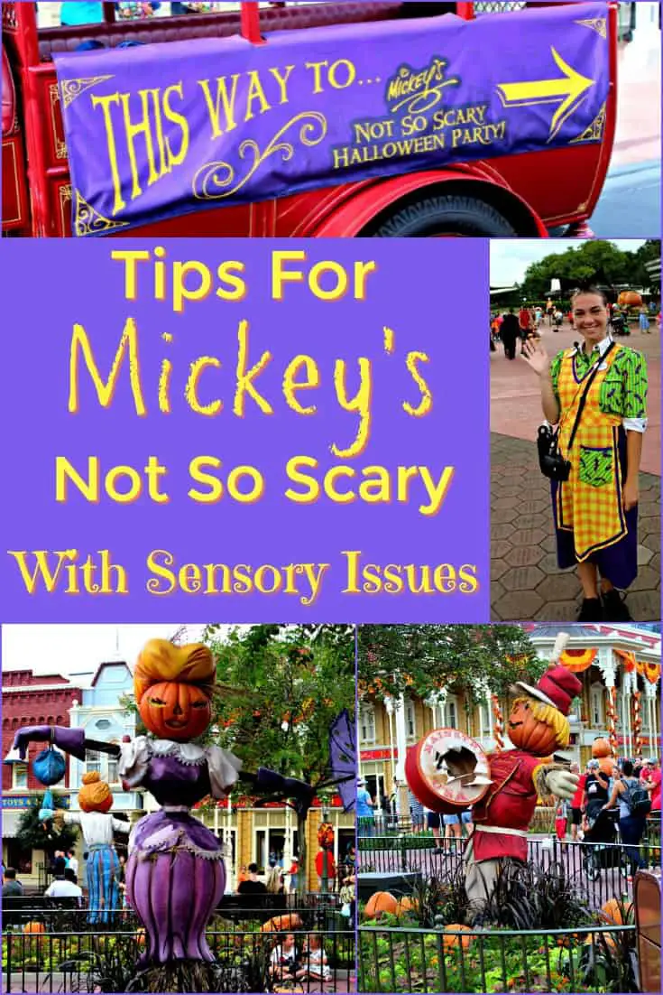 Tips for Mickey's Not So Scary Halloween Party with Sensory Issues - You can still enjoy the Disney Halloween party with sensory issues! 