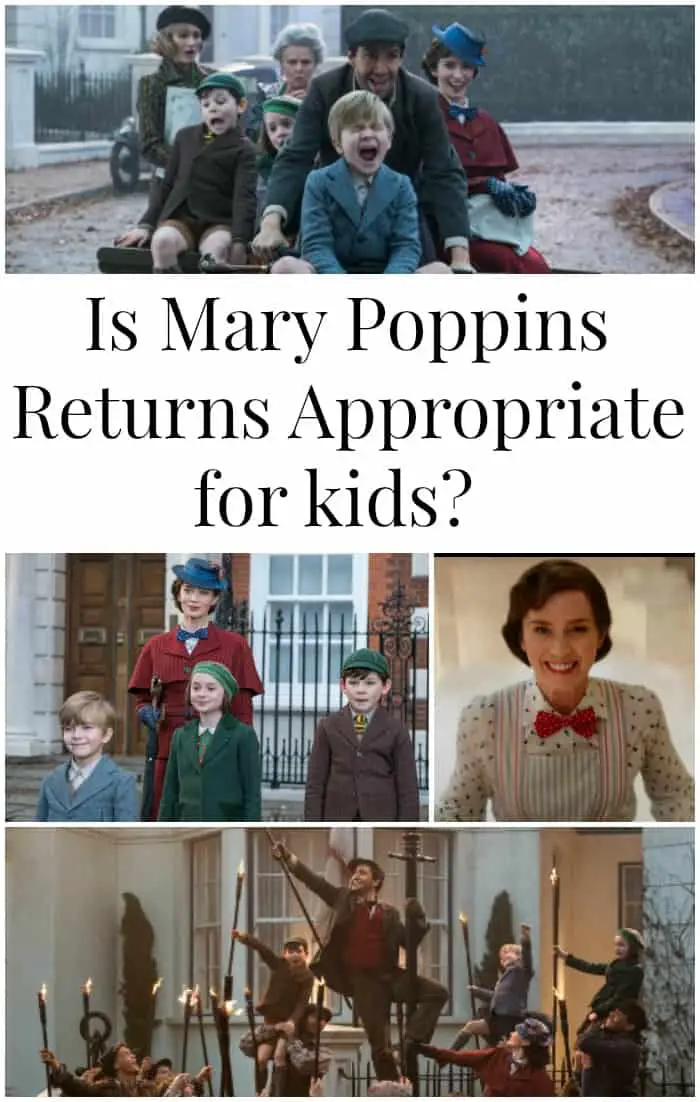 Is Mary Poppins Returns appropriate for kids?