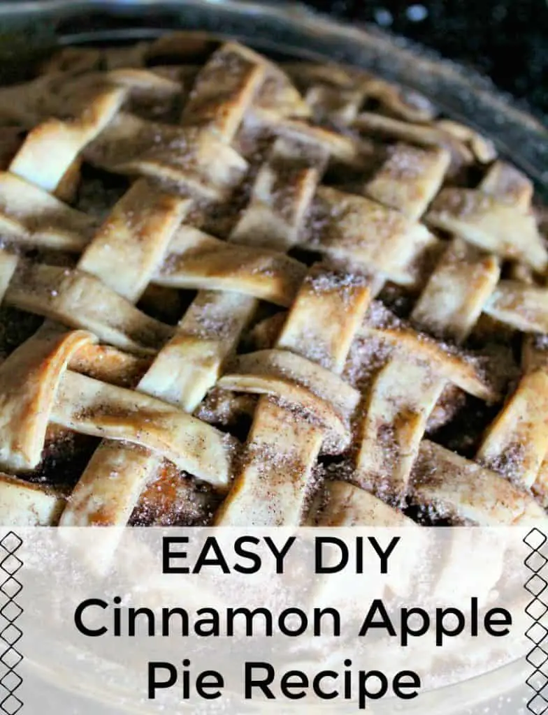 This easy cinnamon apple pie recipe is the perfect Christmas pie or for a family get together. Even better, you can freezer cook this pie for future meals or serve as a great dessert recipe for family. 