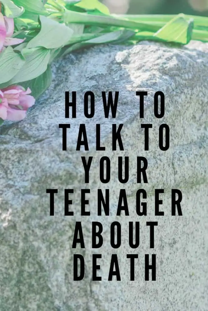 How to talk to your teenager about death including steps for processing grief and ways to help a teen through the death of a friend. 
