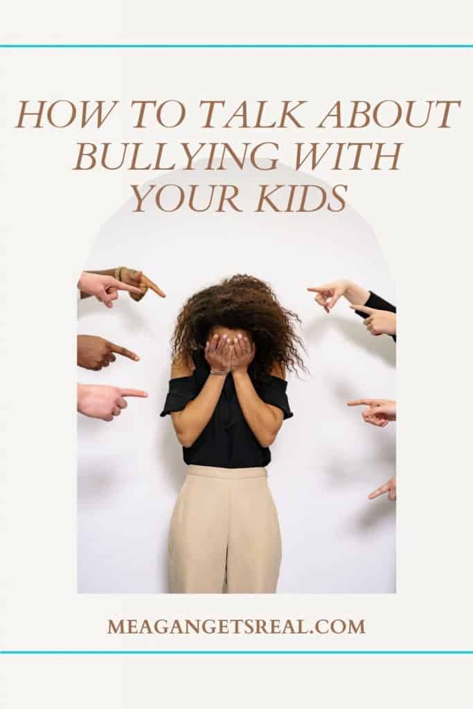How to talk about bullying with your kids. - Includes an age by age breakdown! 