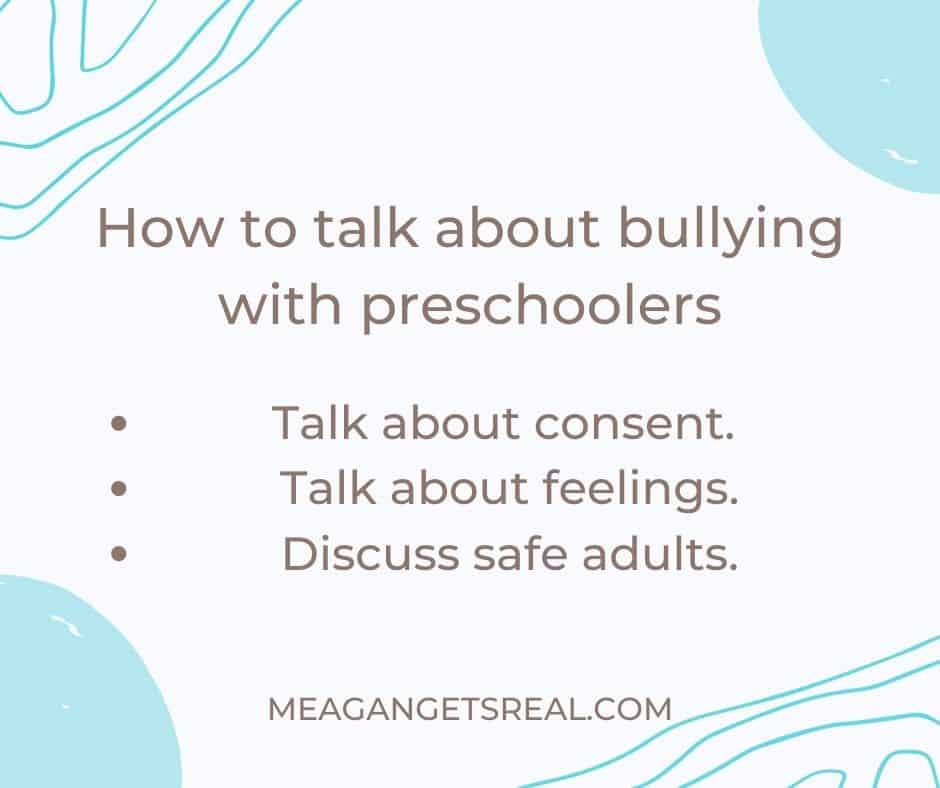 How to talk about bullying with preschoolers 