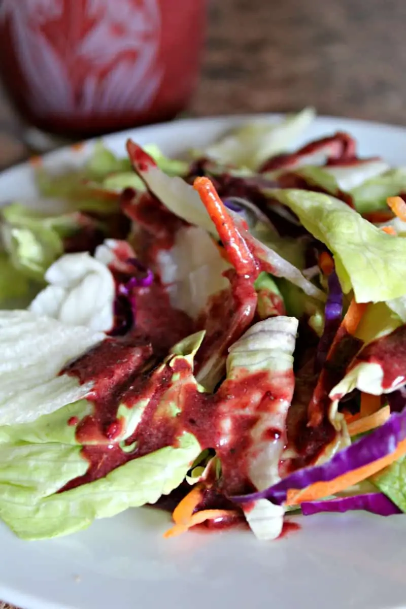 Blackberry Vinaigrette Salad Dressing recipe. AIP, Paleo, and Gluten free! 