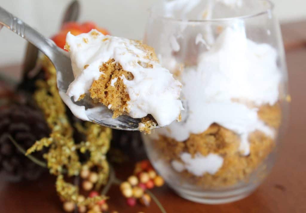 This pumpkin spice cake trifle is incredibly easy to make. Even better, it's packed with flavor and crazy easy to make for any event you are planning!