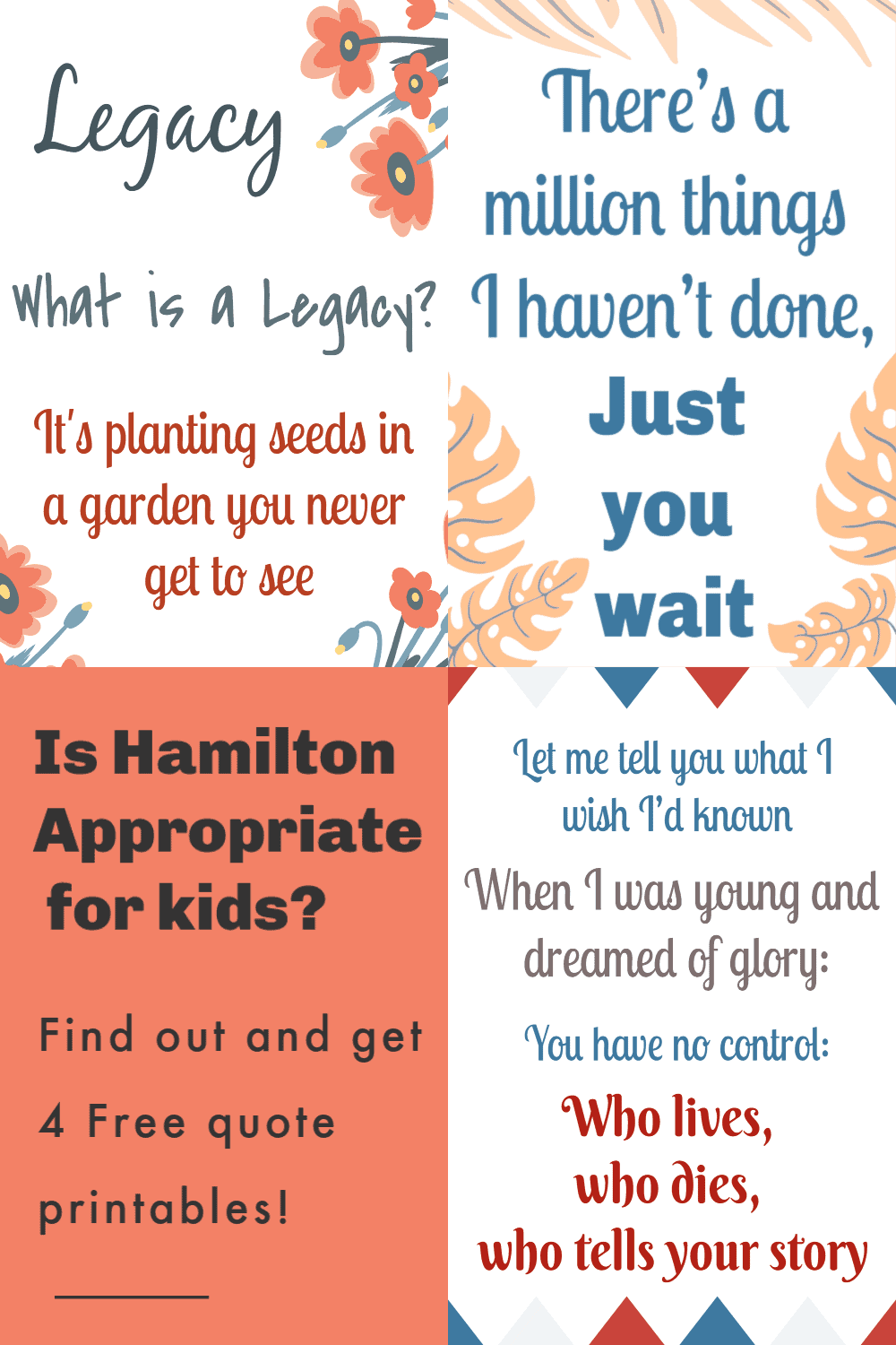 Is Hamilton Appropriate for Kids - Find out and get these free printable hamilton quotes
