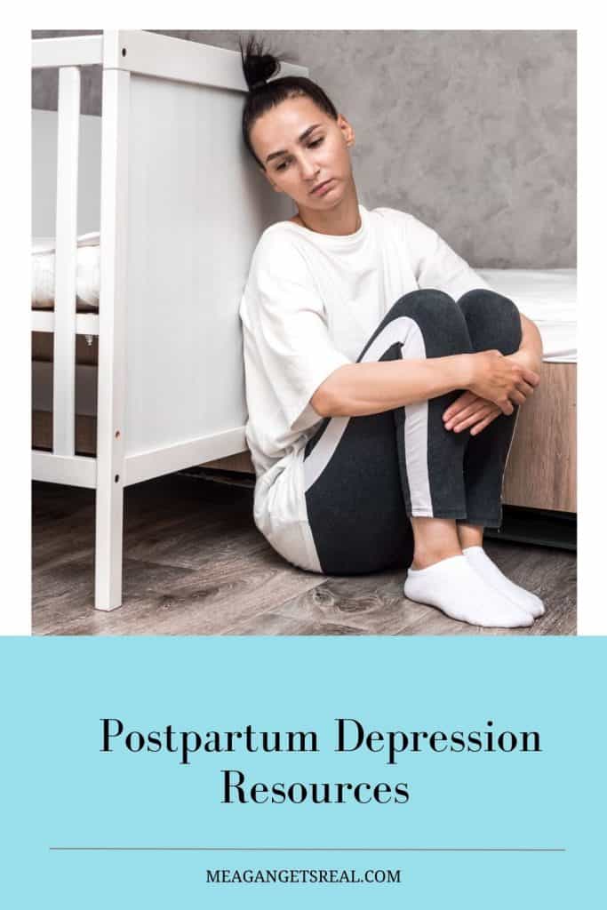 Postpartum Depression Resources and tips for living with post partum for the mom who might be struggling. Includes free resource list! 