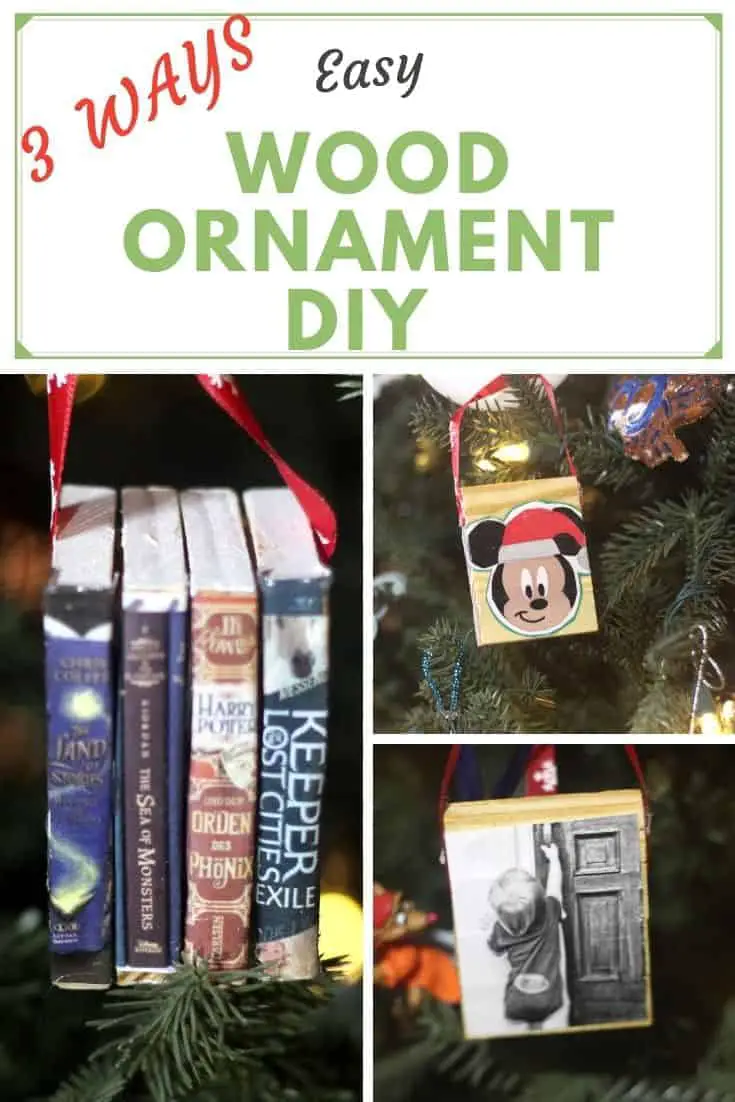 Wood Ornament DIY - Easy DIY Christmas Ornament that is low cost and simple to make. Perfect for DIY Christmas gifts.