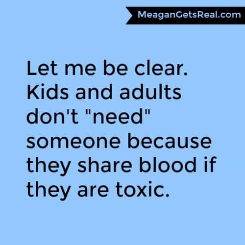 Teach children to walk away from unhealthy situations and people! Find tips for walking away from the right things for your kids. - Let me be clear. Kids and adults don't "need" someone because they share blood if they are toxic.